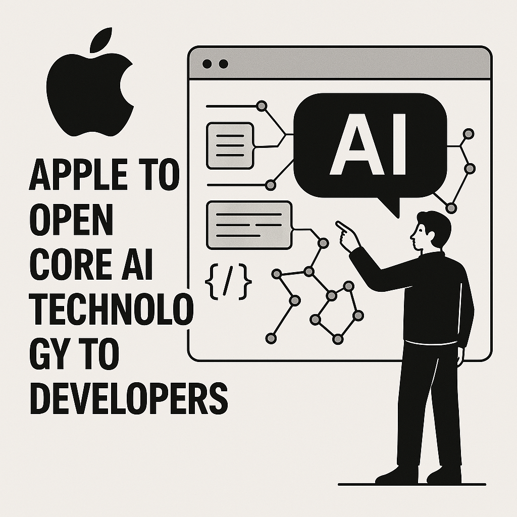 Apple abre su IA a desarrolladores: Un paso clave para la innovación